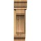 Ekena Millwork Legacy Traditional Rough Sawn Bracket w/ Offset Brace, Western Red Cedar, 6"W x 16"D x 20"H BKT0604X16X20LEC01RWR - alternate 3